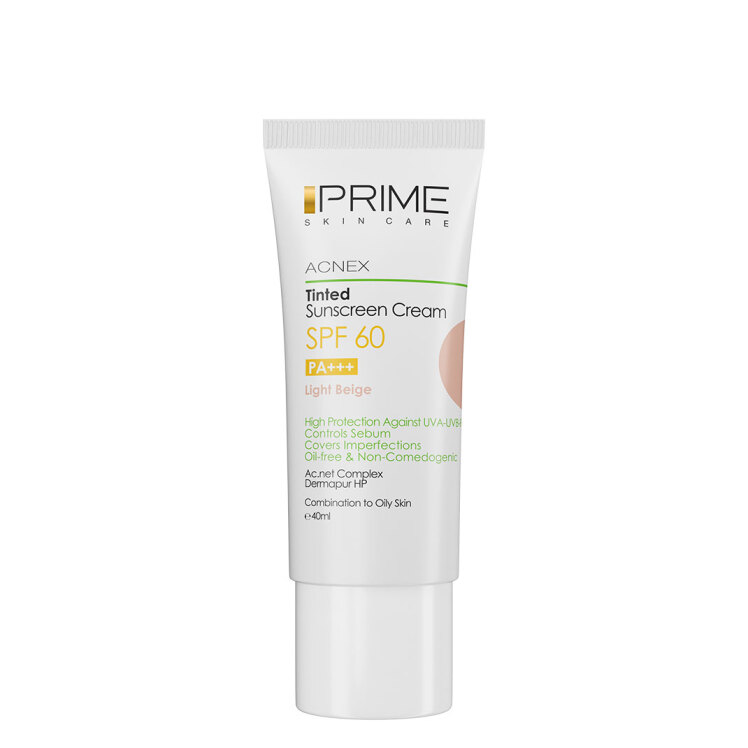ضد آفتاب پرایم بژ روشن spf 60