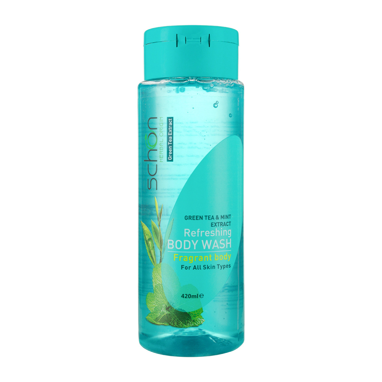 شامپو بدن شون رایحه چای سبز و نعنا