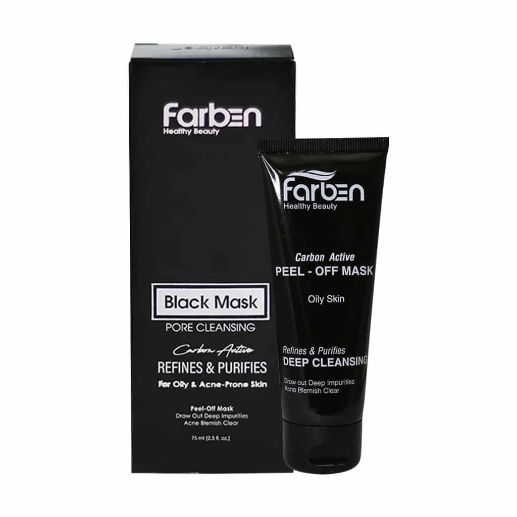  ماسک زغال صورت فاربن مدل carbon active 