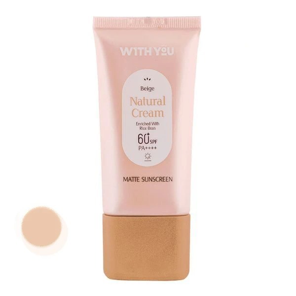 ضد افتاب NATURAL CREAM ویت یو