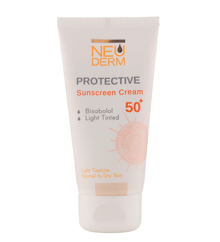 ضد آفتاب رنگی روشن SPF50 نئودرم