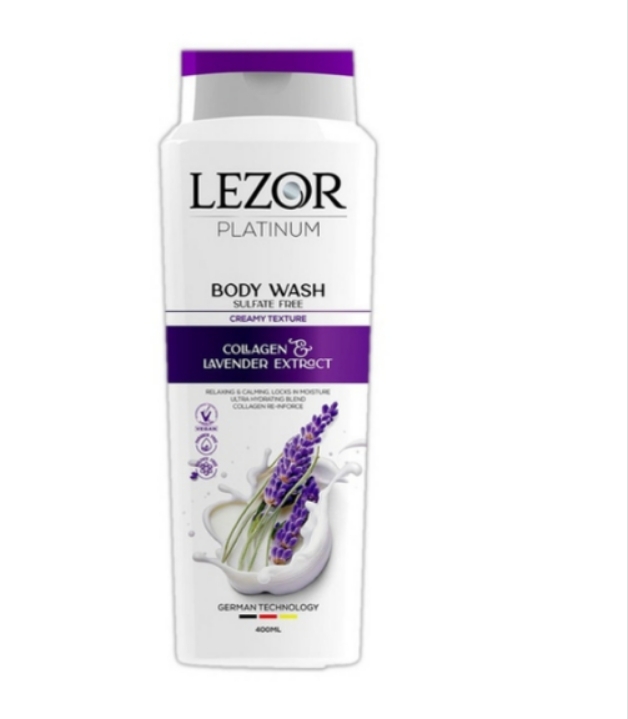  شامپو بدن lezor پلاتینیوم 