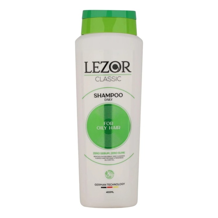 شامپو lezor موهای چرب