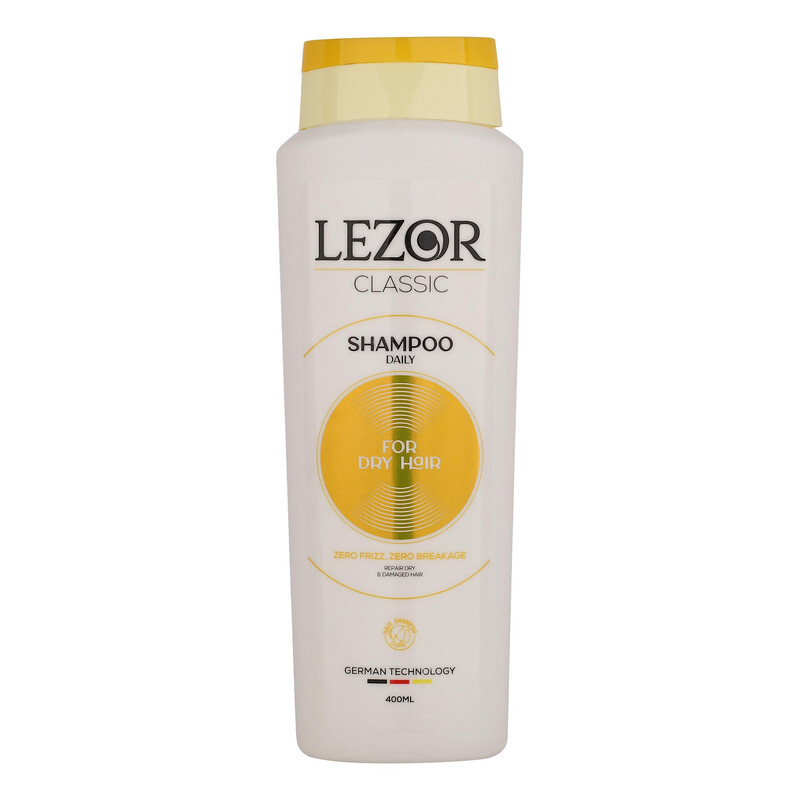  شامپو lezor مدل کلاسیک موهای خشک 